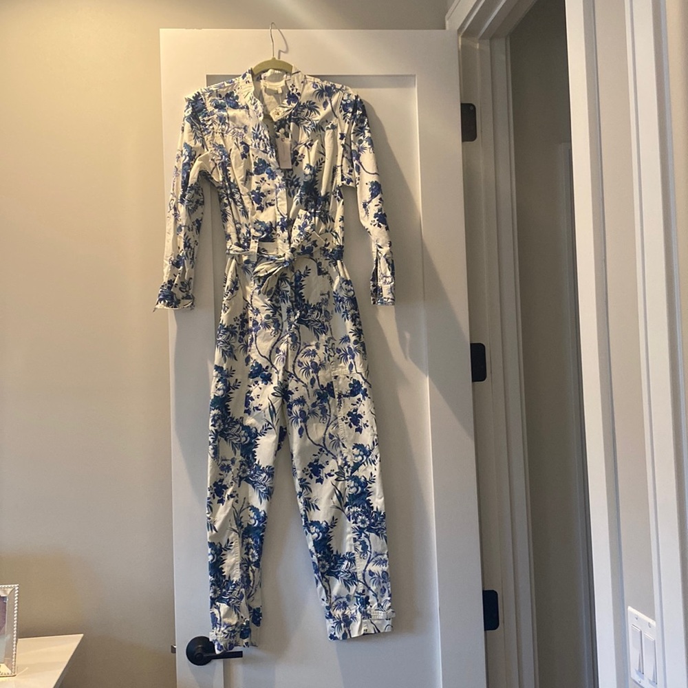 NWT Anthropologie printed jumpsuit